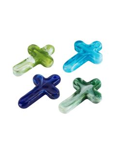Cruz vidrio (colores variados)